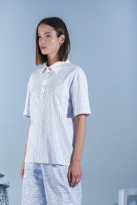 JOEY POLO T-SHIRT baby blue - Image 3