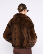 SHORT FAUX FUR COAT - Image 3