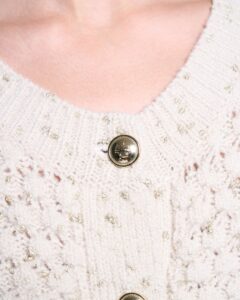 KNITTED CROP CARDIGAN - Image 3