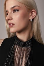 Κρεπ φόρεμα μαύρο - Image 2