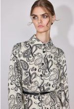 Φόρεμα-πουκαμίσα εμπριμέ - Image 2