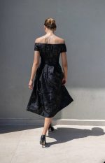 Φόρεμα μπροκαρ με ντεκολτέ σε σχήμα καρδιάς - Image 4