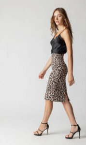 Μίντι φούστα animal print - Image 2