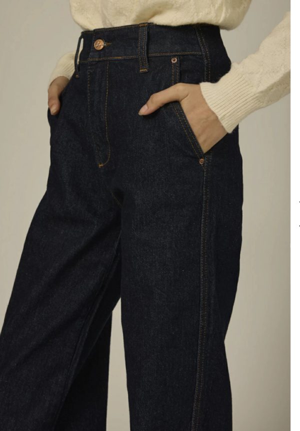 Ψηλόμεσο τζιν wide leg - Image 2