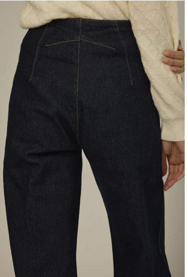 Ψηλόμεσο τζιν wide leg - Image 3