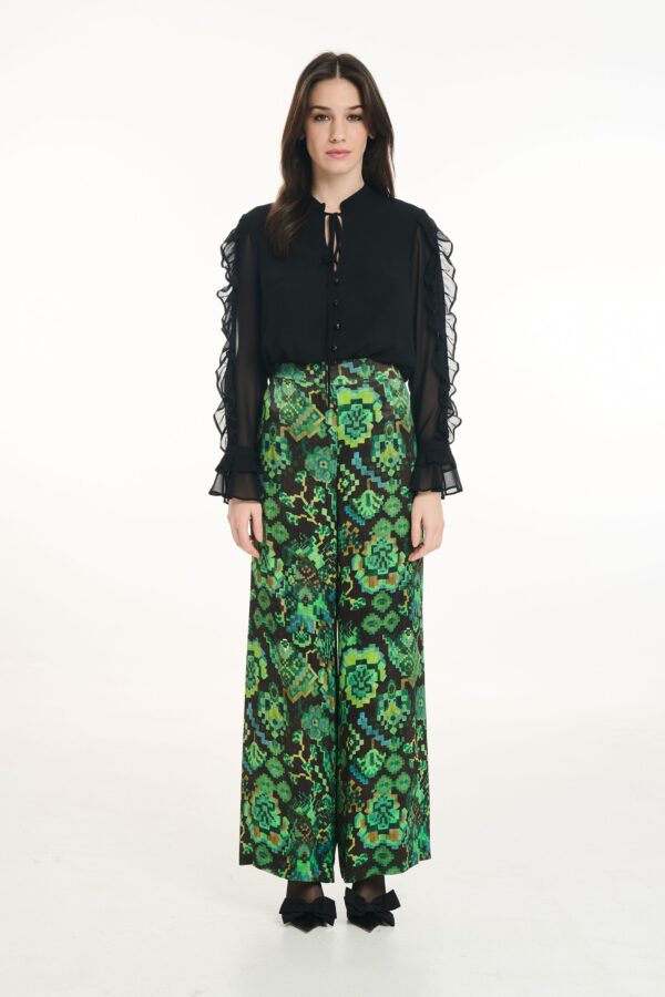 IMG_9344 Μπλουζa πουκάμισο με βολαν - Image 1