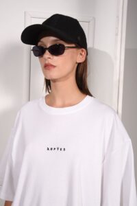 BUFFY OVERSIZED T-SHIRT WHITE - Image 3
