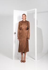 ARPYES RAMBLE SKIRT BROWN
