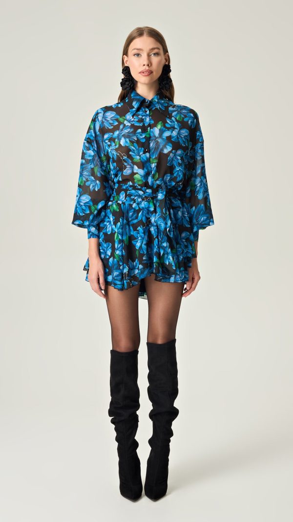 AZURE PETAL DREAM MINI SKIRT - Image 1