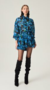 AZURE PETAL DREAM MINI SKIRT - Image 2