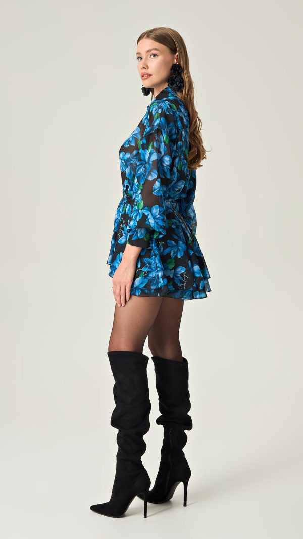 AZURE PETAL DREAM MINI SKIRT - Image 3