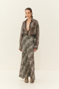 Rosemary Skirt (Grey) - Image 2