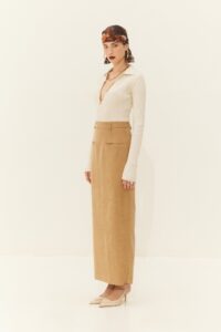 Gazelle Skirt (Beige - Image 2