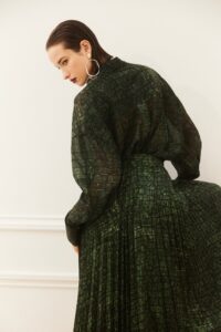 Moonflower Skirt (Green Aligator) - Image 4