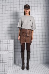 MOMENTUM MINI SKIRT BROwN - Image 2