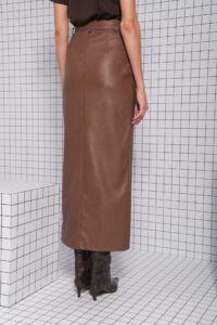 MOMENTUM MAXI SKIRT BROWN - Image 3