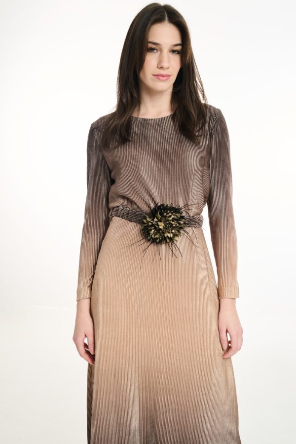 Φόρεμα βελούδο ντεγκραντέ - Image 4