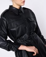 FAUX LEATHER SHIRT