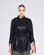 FAUX LEATHER SHIRT - Image 2