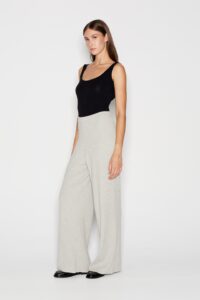 TAGLINES KNITTED TROUSERS grey - Image 4