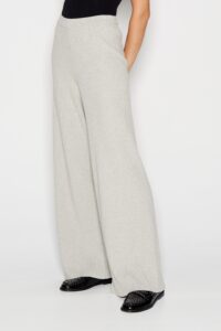 TAGLINES KNITTED TROUSERS grey - Image 5