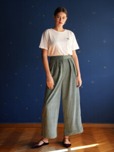 gentille trousers in sea green