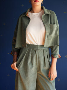 gentille trousers in sea green - Image 3