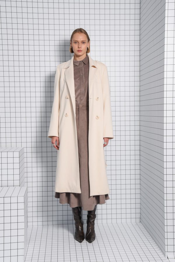ARPYES  NEW DAWN COAT CREME - Image 1
