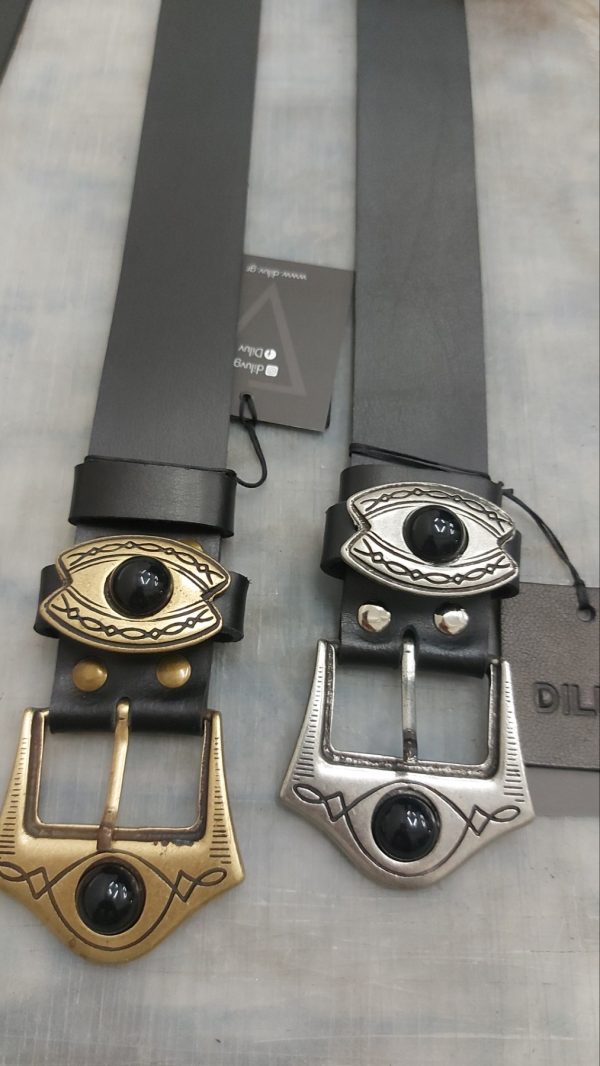 Happiness leather belt nickel - Image 2