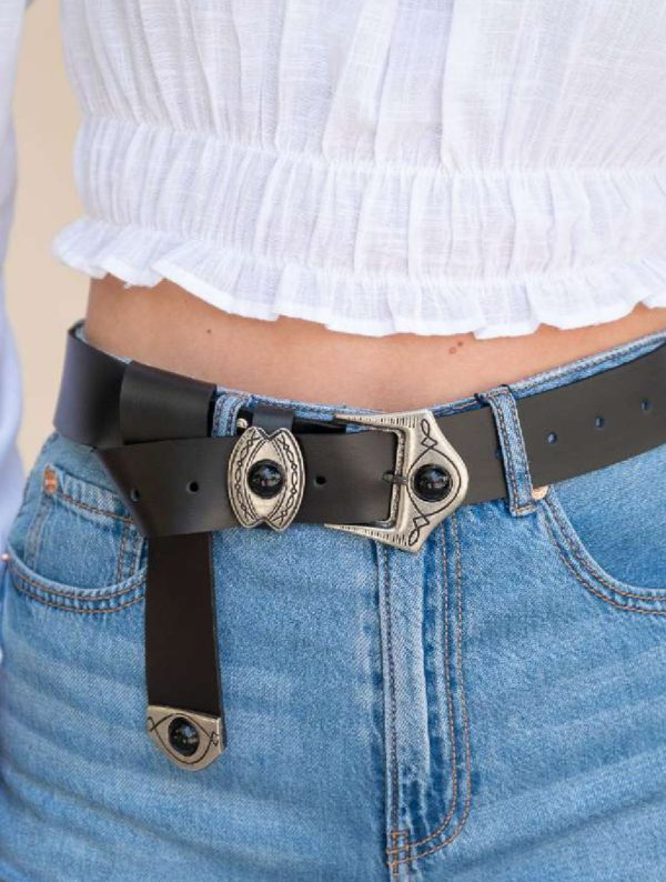 IMG_6118 Happiness leather belt nickel - Image 1