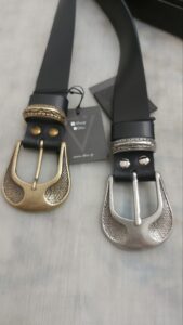 Korina leather belt nickel - Image 2