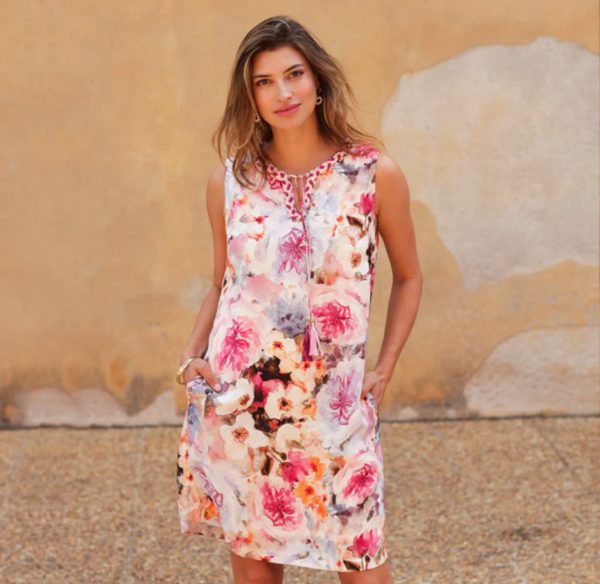 Pomodoro mini dress floral - Image 1