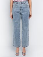 Ankle length τζιν με πέτρες & strass - Image 2