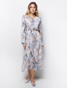 Φόρεμα mix & match εμπριμέ