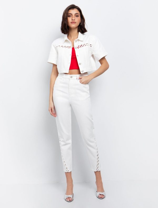 Jean με περιπλεγμένο σχέδιο - Image 1