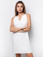 Ριχτό φόρεμα με V