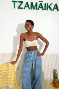 RASTA PANTS LIGHT BLUE - Image 2