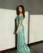 Φόρεμα με κρόσσι παγιέτα μέντα - Image 2