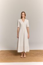 Κιπούρ λευκό φόρεμα - Image 2