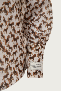 Horse Print Slim Fit Shirt - Image 2