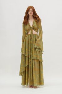 Gloria Dress (Burned green) - Image 2