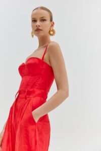 Charis Top (Watermelon red)