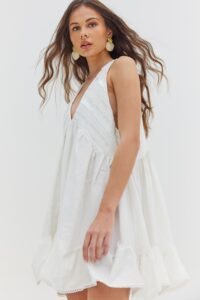Gabriela Dress (White) - Image 5