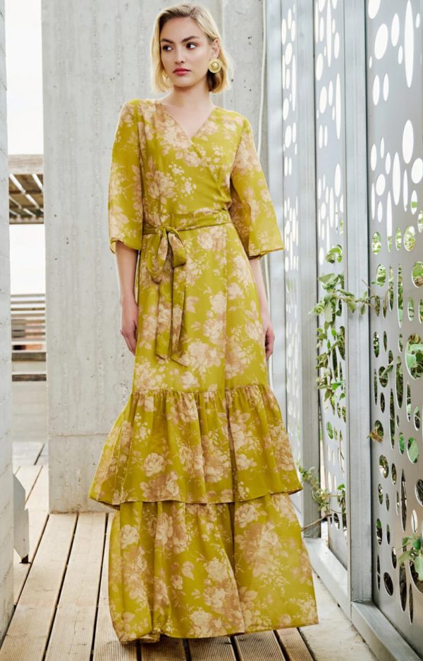 Μακρύ φόρεμα κρουαζέ - Image 3