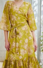 Μακρύ φόρεμα κρουαζέ - Image 2