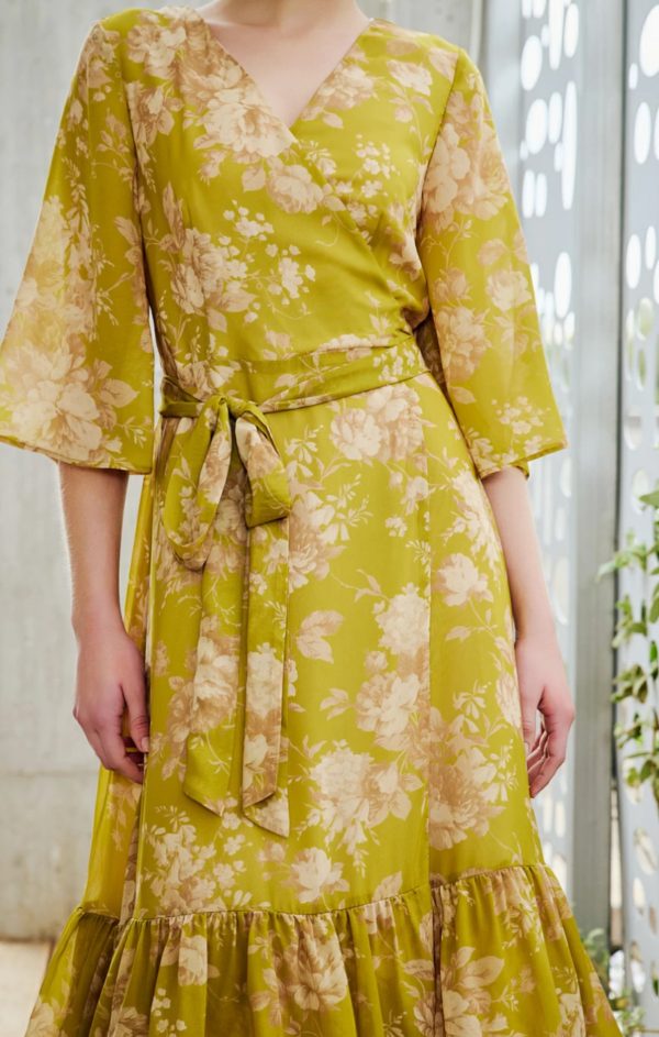 Μακρύ φόρεμα κρουαζέ - Image 2