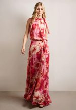 Σετ Εμπριμέ μπλούζα αμάνικη με Μακριά φούστα εμπριμέ - Image 2