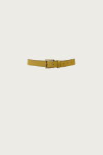 Lime Green Thin Leather Belt