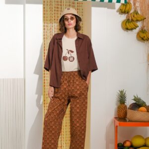 PALM RUM PANTS BROWN