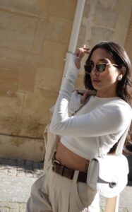 OASIS CROP TOP off white